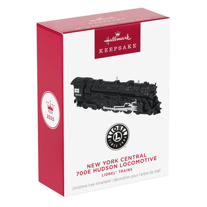 Lionel® Trains New York Central 700E Hudson Locomotive Metal Ornament