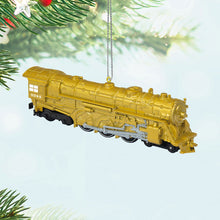 Load image into Gallery viewer, Lionel® Trains New York Central 700E Hudson Locomotive Metallic Gold Metal Ornament
