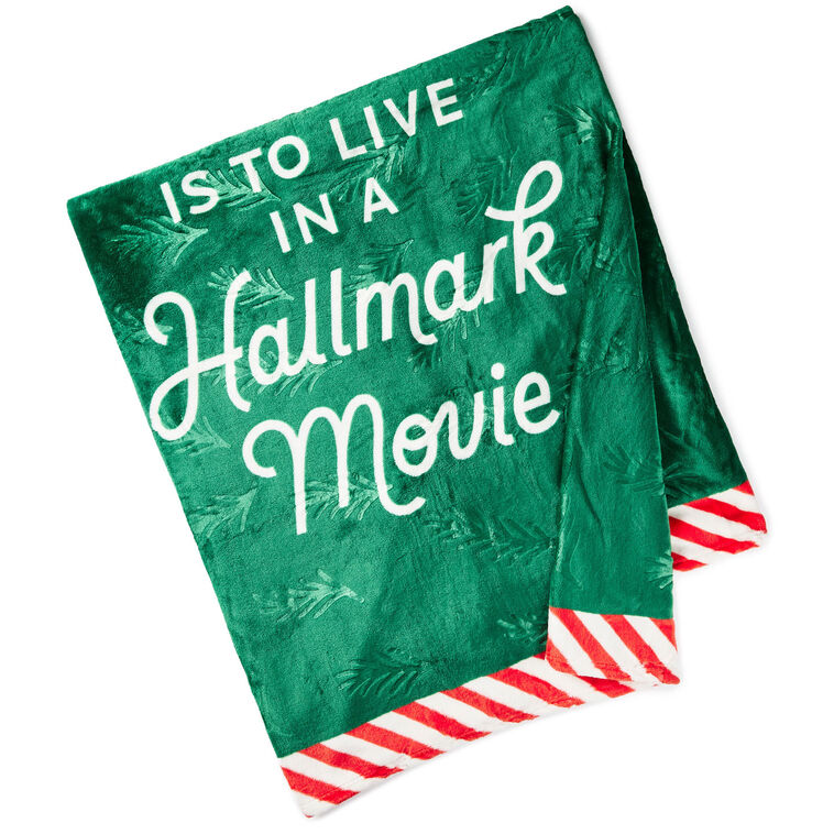 Hallmark Channel My Christmas Wish Throw Blanket, 50x60