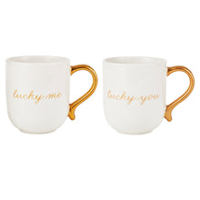 Load image into Gallery viewer, Lucky Me and Lucky You Mugs, Set of 2
