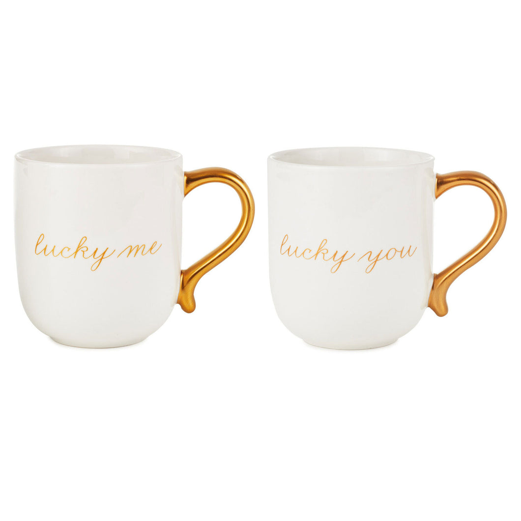 Lucky Me and Lucky You Mugs, Set of 2