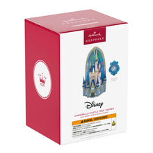 Load image into Gallery viewer, Walt Disney World Magic Kingdom Cinderella Castle Tree Topper With Light and Sound, 10.75" - Hallmark Timmins
