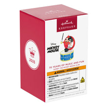 Load image into Gallery viewer, Disney The Mickey Mouse Club 70 Years of Music and Fun Musical Ornament With Light
