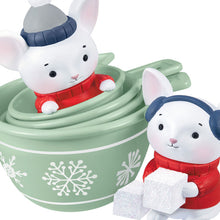 Load image into Gallery viewer, Merry Mice in Measuring Cups Ornament
