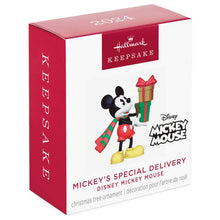 Load image into Gallery viewer, Mini Disney Mickey Mouse Mickey&#39;s Special Delivery Ornament, 1.16&quot;
