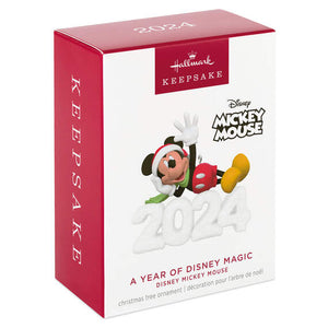 Disney Mickey Mouse A Year of Disney Magic 2024 Ornament