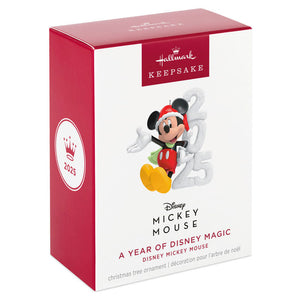 Disney Mickey Mouse A Year of Disney Magic 2025 Ornament