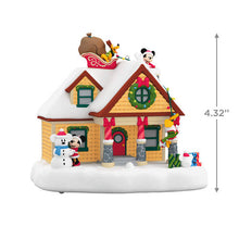 Load image into Gallery viewer, Disney Mickey Mouse The Merriest House in Town Musical Ornament With Light
