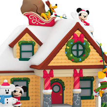 Load image into Gallery viewer, Disney Mickey Mouse The Merriest House in Town Musical Ornament With Light
