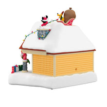 Load image into Gallery viewer, Disney Mickey Mouse The Merriest House in Town Musical Ornament With Light
