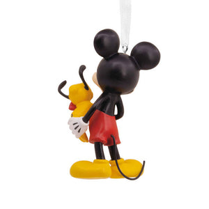 Disney Mickey Mouse Holding Puppy Hallmark Ornament