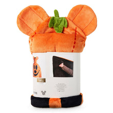 Load image into Gallery viewer, Disney Mickey Mouse Jack-o'-Lantern Oversized Hooded Blanket, 70x50

