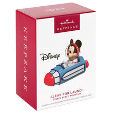 Load image into Gallery viewer, Disney Space Mountain Clear for Launch Ornament
