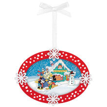 Load image into Gallery viewer, Disney Mickey and Friends Sending Season&#39;s Greetings Papercraft Ornament
