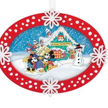 Load image into Gallery viewer, Disney Mickey and Friends Sending Season&#39;s Greetings Papercraft Ornament
