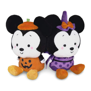 Better Together Disney Mickey Mouse and Minnie Mouse Halloween Magnetic Plush Pair