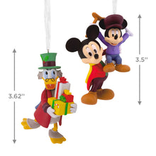 Load image into Gallery viewer, Disney Mickey&#39;s Christmas Carol Hallmark Ornaments, Set of 2
