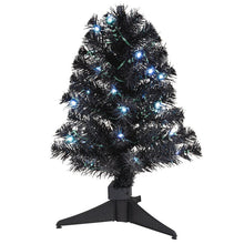 Load image into Gallery viewer, Mini ShowToppers Black Christmas Tree With Light, 17"
