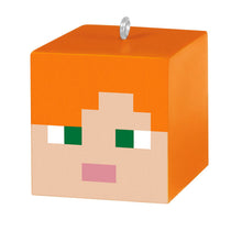 Load image into Gallery viewer, Mini Minecraft Alex, Steve and Arctic Fox Ornaments, Set of 3
