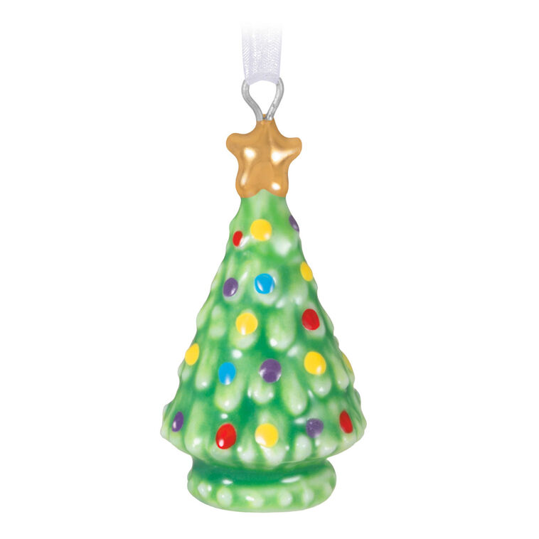 Mini O Tiny Tree! Porcelain Ornament, 1