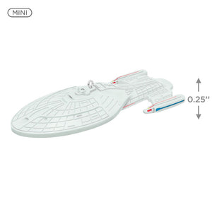 Mini Star Trek™: Voyager U.S.S. Voyager Ornament, 0.25"