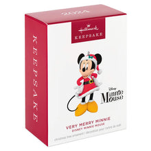 Load image into Gallery viewer, Disney Minnie Mouse Very Merry Minnie Ornament
