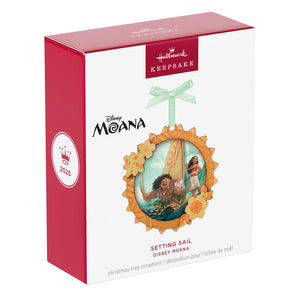 Disney Moana Setting Sail Papercraft Ornament