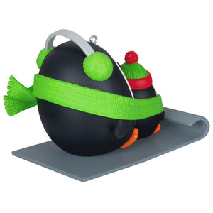Mom & Me Penguins Sledding 2025 Ornament