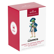 Load image into Gallery viewer, Disney Muppet Treasure Island 30th Anniversary Kermit as Captain Smollett Ornament
