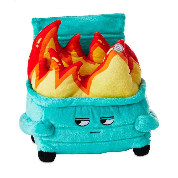 Dumpster Fire Plush With Sound and Motion, 9.75