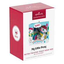 Load image into Gallery viewer, Hasbro® My Little Pony® Retro Twister® Right Hoof Red Ornament
