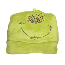 Load image into Gallery viewer, Grinch Hooded Blanket - Snowpinion
