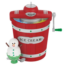 Load image into Gallery viewer, Nellco Ice Cream Maker Musical Ornament With Light
