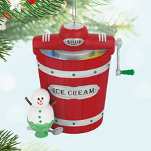 Load image into Gallery viewer, Nellco Ice Cream Maker Musical Ornament With Light
