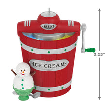 Load image into Gallery viewer, Nellco Ice Cream Maker Musical Ornament With Light
