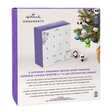 Load image into Gallery viewer, Disney Tim Burton&#39;s The Nightmare Before Christmas Hallmark Countdown Calendar Box With 24 Mini Ornaments

