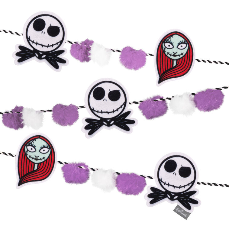 Disney Tim Burton's The Nightmare Before Christmas Fabric Hallmark Garland, 72