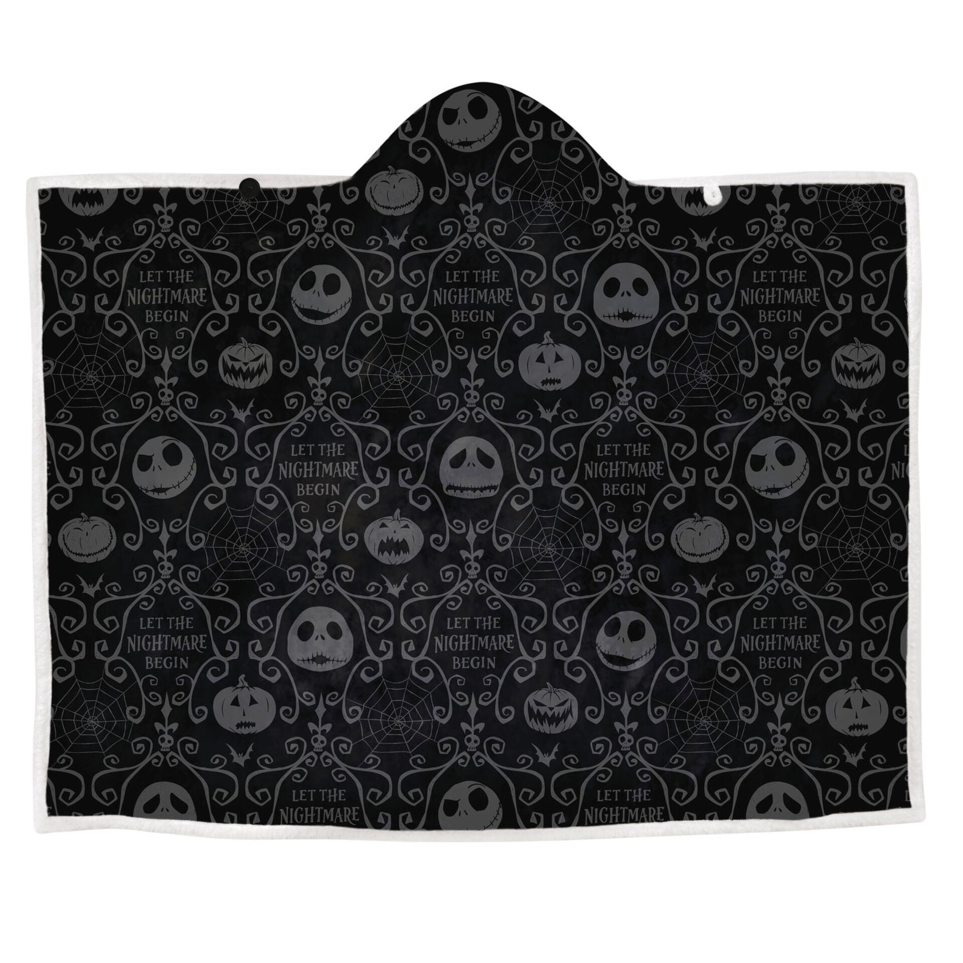 Nightmare before christmas hooded blanket sale