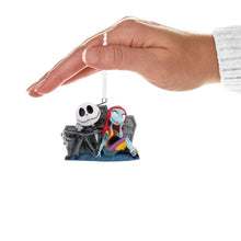 Load image into Gallery viewer, Disney Tim Burton&#39;s The Nightmare Before Christmas Jack and Sally With Tombstones Hallmark Ornament
