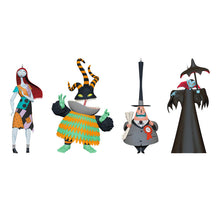 Load image into Gallery viewer, Disney Tim Burton&#39;s The Nightmare Before Christmas Citizens of Halloween Town Ornaments, Set of 4

