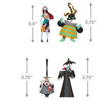 Load image into Gallery viewer, Disney Tim Burton&#39;s The Nightmare Before Christmas Citizens of Halloween Town Ornaments, Set of 4
