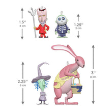Load image into Gallery viewer, Disney Tim Burton's The Nightmare Before Christmas Citizens of Halloween Town Collection 2 Ornaments, Set of 4
