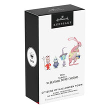 Load image into Gallery viewer, Disney Tim Burton's The Nightmare Before Christmas Citizens of Halloween Town Collection 2 Ornaments, Set of 4
