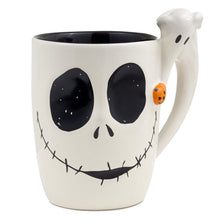 Load image into Gallery viewer, Disney Tim Burton&#39;s The Nightmare Before Christmas Jack and Sally Sculpted Mug, 15 oz.
