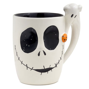 Disney Tim Burton's The Nightmare Before Christmas Jack and Sally Sculpted Mug, 15 oz.