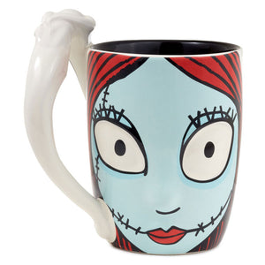 Disney Tim Burton's The Nightmare Before Christmas Jack and Sally Sculpted Mug, 15 oz.
