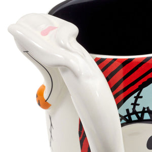 Disney Tim Burton's The Nightmare Before Christmas Jack and Sally Sculpted Mug, 15 oz.