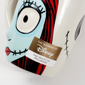 Disney Tim Burton's The Nightmare Before Christmas Jack and Sally Sculpted Mug, 15 oz.
