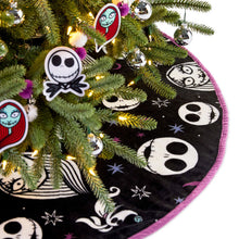Load image into Gallery viewer, Disney Tim Burton&#39;s The Nightmare Before Christmas Fabric Hallmark Tree Skirt, 48&quot;
