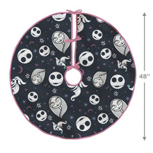 Load image into Gallery viewer, Disney Tim Burton&#39;s The Nightmare Before Christmas Fabric Hallmark Tree Skirt, 48&quot;
